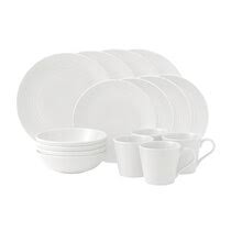 With a matte black solid finish accented by a white or red interior, this dining set is understated enough for both casual morning meals and upscale dinner parties alike. Black White Dinnerware Sets Up To 65 Off Until 11 20 Wayfair Wayfair