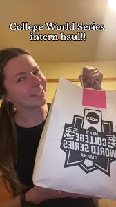 Goodie bag haul as an event intern for the Men’s College World Series!⚾️  Somebody count how many times I say “super cool” in this video haha🤪 #CWS  #Omaha #ncaabaseball #worldseries #intern @College ...
