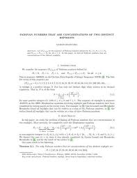 Omits records that contain duplicate data in the selected fields. Padovan Numbers That Are Concatenations Of Two Distinct Repdigits Mathematics Cambridge Open Engage