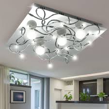 Maybe you would like to learn more about one of these? Square Ceiling Lamp Made Of Chrome And Glass Meinelampe