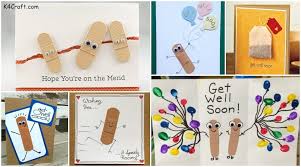 Make the cards and just visit the place of the patient and give this card with a flower bookie or with the fruit basket. Beautiful Diy Get Well Soon Card Ideas K4 Craft