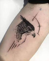 Thardife Vieira on Instagram: ““Gavião de Penacho”. Mais uma tattoo feita no @inovaiesp . … | Tatuagem do ombro mandala, Tatuagens tribais no braço, Tatuagem animal
