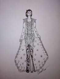 Foto foto baju kebaya model sekarang, model baju couple kebaya muslim, gambar baju kapel kebaya t baru, baju kebaya. Sketsa Kebaya Kutubaru Baju Tari Ilustrasi Model Pakaian Sketsa Gaun