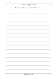 The 1 5 Cm Graph Paper With Black Lines A4 Size A Math Worksheet From The Graph Papers Page At Math Drills Com Graph Paper Maths Paper Graphing