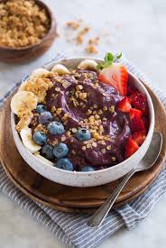 Acai Bowls These Are The Best Smoothie Bowls The Re Made With Brazilian Acai Puree Frozen Bananas And Food Processor Recipes Acai Bowls Recipe Acai Recipes