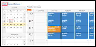 Html5 Doctor Appointment Scheduling Javascript Php Mysql Daypilot Code