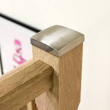 With the use of some wood and a few tools and supplies, you will be able to install a banister. Nickel Flat Newel Post Cap For 70mm Newel Full Half Cap Ebay