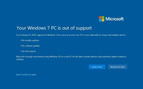 As of 14 january 2020, your computer running windows 7 will still function but microsoft will no longer provide the following while you could continue to use your pc running windows 7, without continued software and security updates, it will be at greater risk for viruses and malware. Microsoft Bids Farewell To Windows 7 And The Millions Of Pcs That Still Run It The Verge