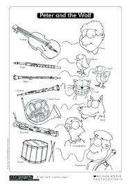 Peter And The Wolf Coloring Pages