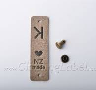Custom leather tags for handmade items | ClothingLabels.cn