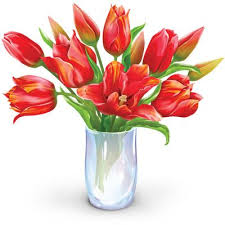 Ltdjrbaxc Jpg 400 400 Tulips In Vase Flower Bouquet Png Digital Flowers
