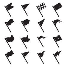 Flag Icons Flag Pole Svg Waving Pennant Symbols Banners Etsy Flag Icon Flag Flag Vector