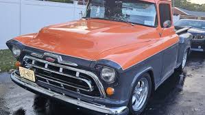 Image result for Orange 1957 Truck