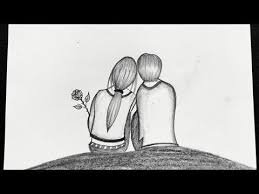 Pencil Drawing Of Couple For Valentine S Day Cute Couple Drawing Pencil Drawing Youtube In 2020 Cute Couple Drawings Couple Drawings Cool Pencil Drawings