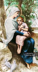 Mary Holding The Child Jesus Close To Her Heart By Mrmr96 السيدة العذراء مريم مع الطفل يسوع Child Jesus Mother Mary Jesus On The Cross