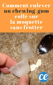 L Astuce Pour Enlever Un Chewing Gum Colle Sur La Moquette Sans Frotter Chewing Chewing Gum Enlever Chewing Gum