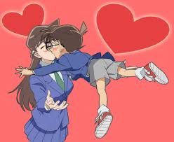 Detective conan (shinichi x oc). Conan And Ran Kiss Jump By Black4869 On Deviantart