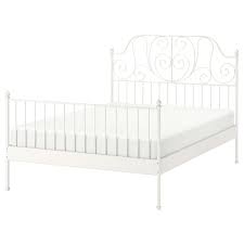Shop wrought iron bed frame on houzz. Leirvik Bed Frame White Ikea