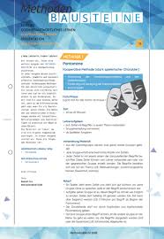 • pantomime im sportunterricht dient der entwicklung des bewegungsgefühls. Methodenbausteine Nr 16 Bausteine Grundschule Deutsch Grundschule Arbeitsblatter Online