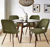 Green dining chair