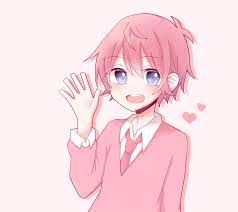 ぶどうちゃん on twitter cute boy drawing aesthetic anime pink hair anime