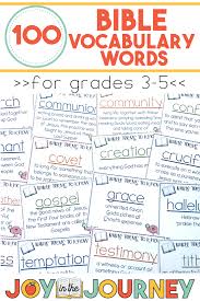 Bible Vocabulary For Kids Christian School Teacher Vocabulary Spelling Words