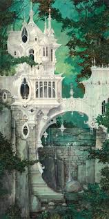 River Crossing Daniel Merriam S Bubble Street Gallery Fantasy Landscape Art Surreal Art