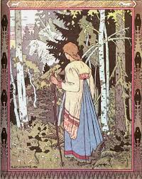 Vasilisa The Beautiful And Baba Yaga Illustrated By Ivan Bilibin History Of Art Ivan Bilibin Ivan Bilibin Fairytale Illustration Fairytale Art