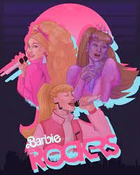 The story is about barbie and her rock group who had an incredible success. Barbie Visuals In Barbie And The Rockers Out This World And Barbie And The Sensations Rockin Back To Earth Barbie