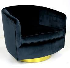 Pair Of Navy Blue Velvet Swivel Chairs By Milo Baughman 1stdibs Com Blue Velvet Chairs Navy Blue Velvet Chair Chair