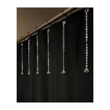 New Decorative Shower Curtain Ring Charms Resin Gem Strands With Diamond Accent Curtain Bea Curtains With Rings Shower Curtain Decor Shower Curtain Rings