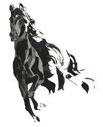 Free Ink Painting Galloping Horse Vector 01 Titanui Horse Painting Horse Canvas Painting Horse Drawings