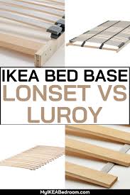 Ikea Bed Base Lonset Vs Luroy Ikea Bed Base Ikea Bed Ikea Bed Slats