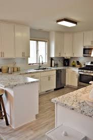 Laminate Countertop Modern Edge Detail White Ice Granite Color Modern Kitchen Interiors Kitchen Countertops Kitchen Countertops Laminate