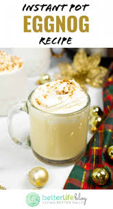 Instant Pot Eggnog Recipe Recipe In 2020 Eggnog Recipe Recipes Savory Dinner