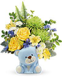 Each flower gift is specifically arranged by our london florist experts with freshest flowers available in the uk. New Baby Flowers Gifts Baby Bouquet Delivery Teleflora