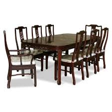 80in Rosewood Dining Table With 8 Chairs Chinese Flower Bird Design By Chinafurnitureonline 2990 00 Rosewood Dining Rosewood Dining Chairs Dining Table
