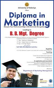 Diploma In Marketing Leading To B B Management Degree Management Degree High Diploma Diploma