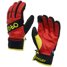 oakley factory winter 2 ski snowboard gloves s high risk red