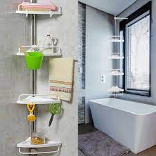 Maybe you would like to learn more about one of these? 4 Tier Shower Corner Rack Shelf Bathroom Storage Telescopic Organiser Caddy Li Ebay