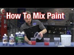 how to mix car paint understanding paint mixing ratios