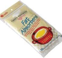 Fat Absorbers Sheets - 10 Pieces Food Grease and Oil Absorbing Blotter  Paper for Kitchen Cooking | Quickly Absorb and Removes Greasy Fats on  Soups, ...