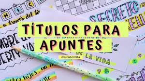 Cuadros tripticos modernos cuadros para sala moderna cuadros para decorar cuadros pintados cuadros pintura pinturas cuadros en relieve cuadros de pared decoracion pared pintura. Titulos Largos Para Cuadernos Titulos Bonitos Para Tus Apuntes Con Diferentes Tipos De Letras Youtube
