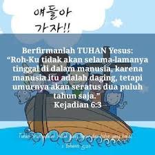 Kejadian 6 3 Tuhan Yesus Memberkati Tuhan Firman Tuhan Yesus