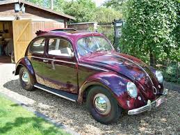 Image result for Bordeaux Red 1949 Beetle