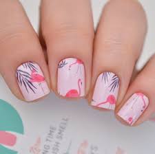 Flamingo Flamingo Nails Nail Art Designs French Manicure Nails