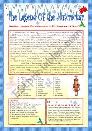 Tchaikovsky trivia questions & answers : The Legend Of The Nutcracker Esl Worksheet By Lucetta06