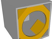 Projeto De Uma Caixa Para Sub Graves Dutada Para Alto Falante Audio E Eletronica Caixa De Subwoofer Caixa De Som Automotivo Alto Falante