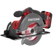 Craftsman V20 20 Volt Max 6 1 2 In Cordless Circular Saw With Brake And Metal Shoe Charger Included Lowes Com In 2020 Cordless Circular Saw Circular Saw Saw Tool