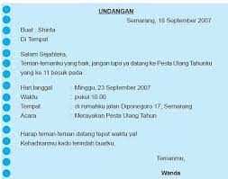 Contoh surat undangan perpisahan sekolah dalam bahasa inggris bagi contoh surat cute766. 20 Contoh Surat Undangan Pesta Ulang Tahun Perusahaan Kumpulan Contoh Surat